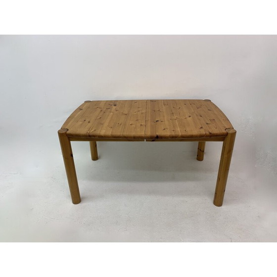 Image 1 of Vintage pine wood dining table by Rainer Daumiller, Germany 1970s