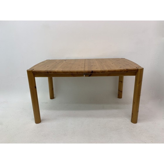 Image 1 of Vintage pine wood dining table by Rainer Daumiller, Germany 1970s