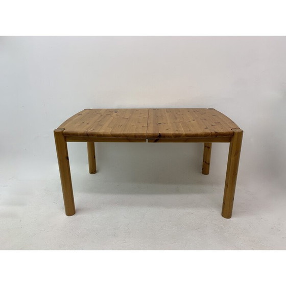 Image 1 of Vintage pine wood dining table by Rainer Daumiller, Germany 1970s