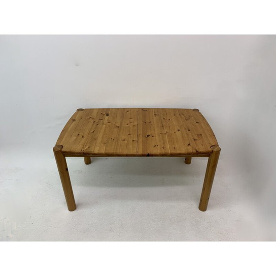 Image 1 of Vintage pine wood dining table by Rainer Daumiller, Germany 1970s