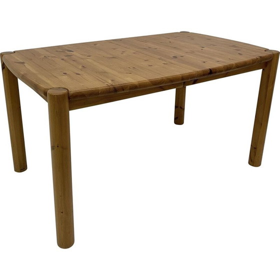 Image 1 of Vintage pine wood dining table by Rainer Daumiller, Germany 1970s