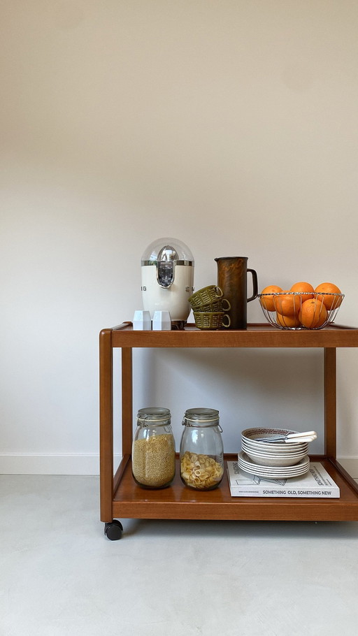 Vintage Wooden Trolley