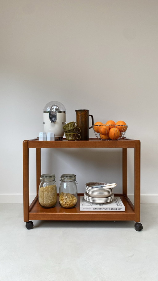 Vintage Wooden Trolley