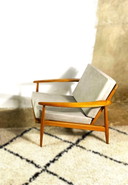 Set Of 2 Mid Century Scandinavian Lounge Chairs