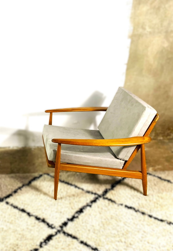 Image 1 of Set Of 2 Mid Century Scandinavian Lounge Chairs