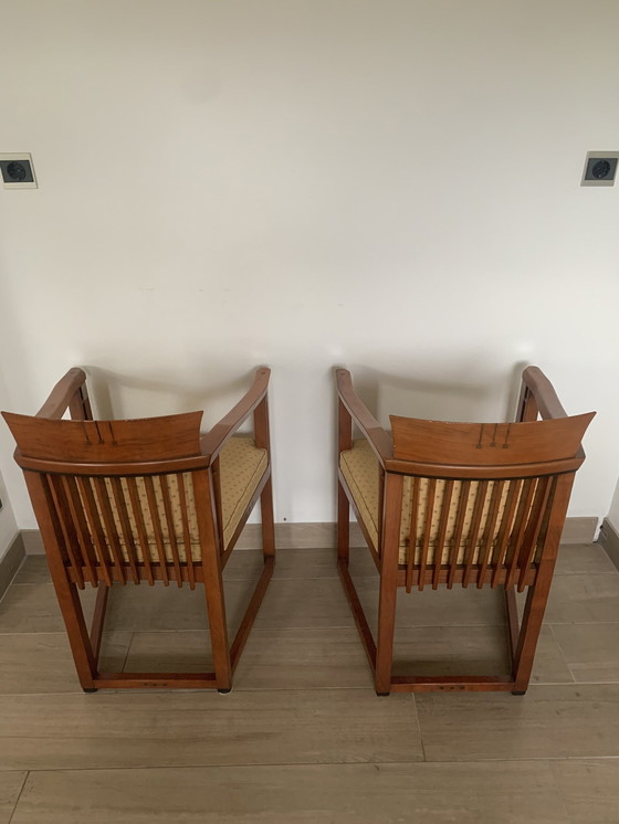 Image 1 of 2 Pieces Schuitema Art Deco Dining Chairs With Armrests