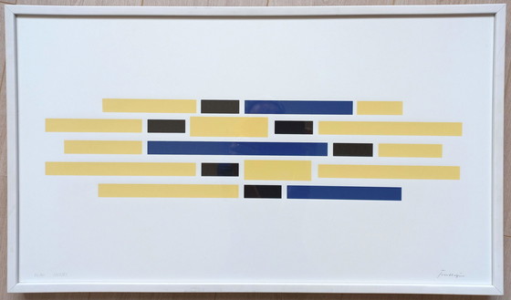 Image 1 of Joost Baljeu - Light space, silkscreen (framed)