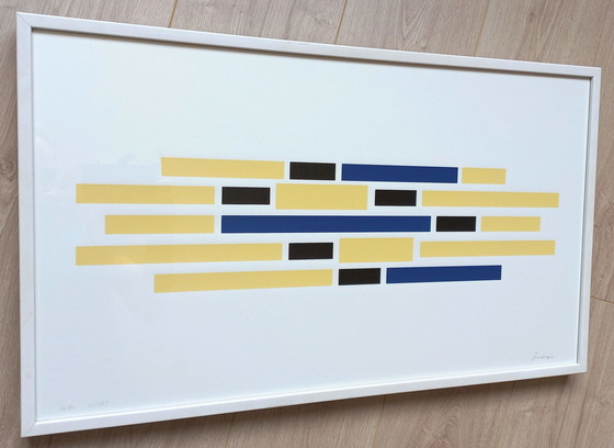 Image 1 of Joost Baljeu - Light space, silkscreen (framed)