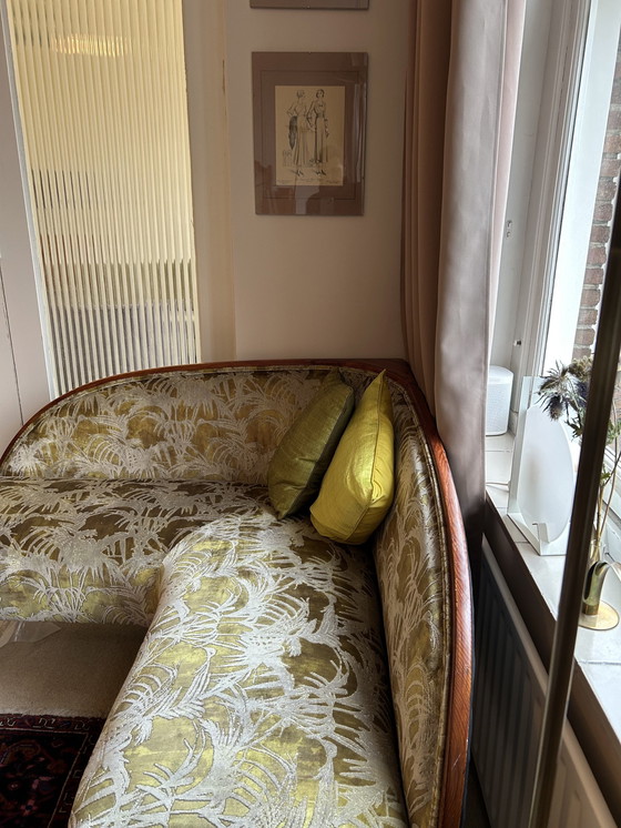 Image 1 of Scandinavian Corner Sofa, Reupholstered And Restored