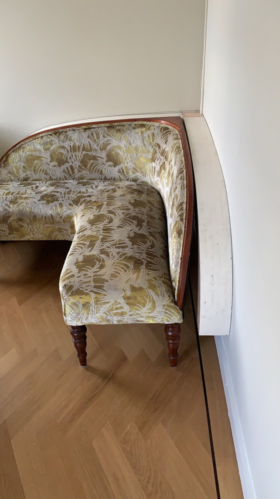 Image 1 of Scandinavian Corner Sofa, Reupholstered And Restored
