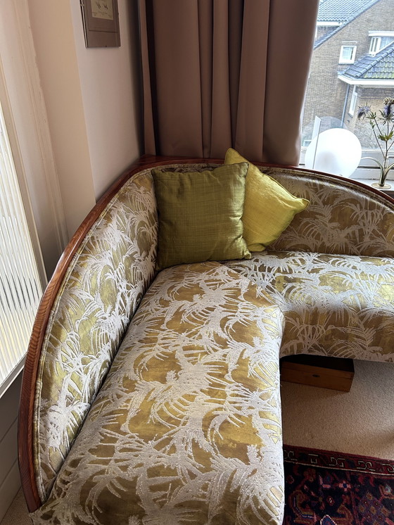 Image 1 of Scandinavian Corner Sofa, Reupholstered And Restored
