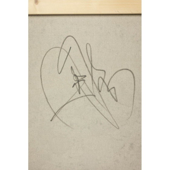 Image 1 of Acrilico su tela vintage di Dan Hôo, 2022