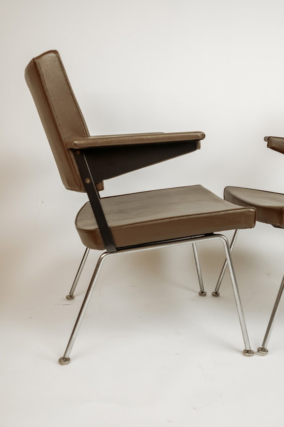 Image 1 of 2X Gispen 1445 Armchairs By Andre Cordemeyer, 1963