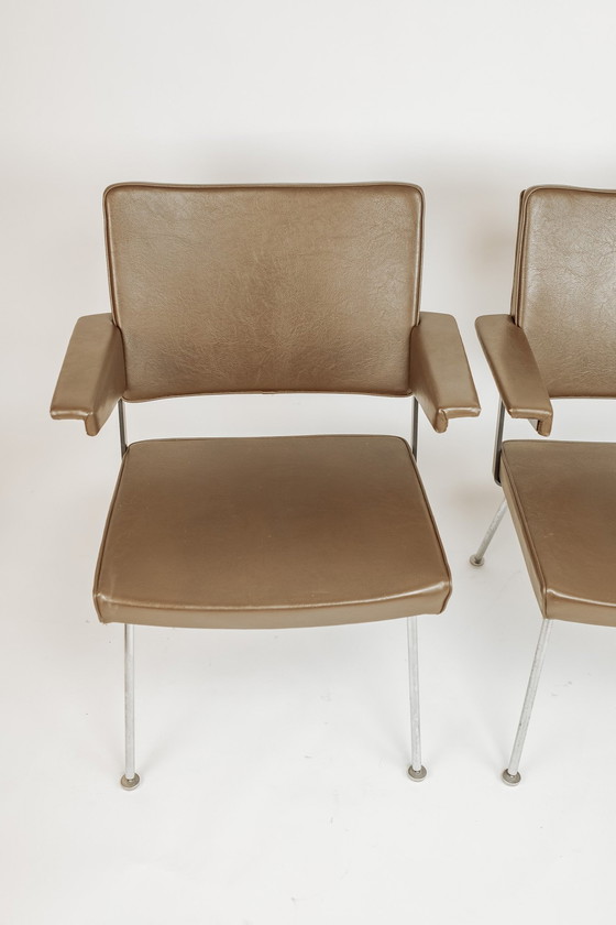 Image 1 of 2X Gispen 1445 Armchairs By Andre Cordemeyer, 1963