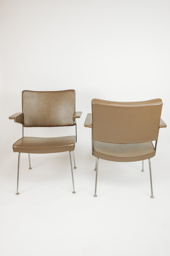 Image 1 of 2X Gispen 1445 Armchairs By Andre Cordemeyer, 1963