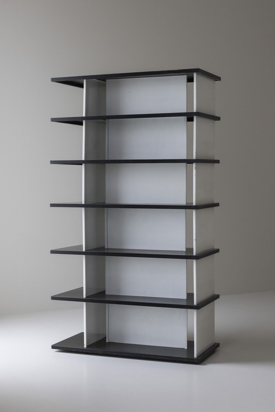 Image 1 of Impressive Bookcase / Room Divider Designed By Wim Rietveld For De Bijenkorf, The Netherlands 1960’S.