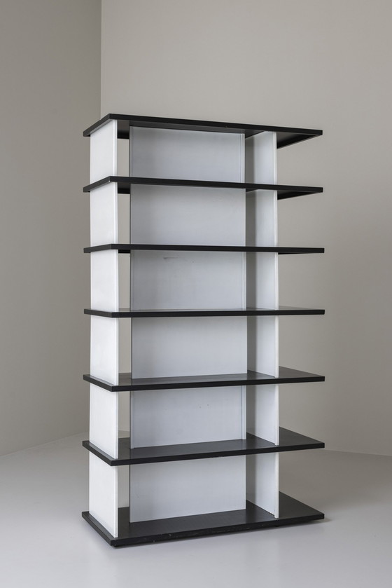 Image 1 of Impressive Bookcase / Room Divider Designed By Wim Rietveld For De Bijenkorf, The Netherlands 1960’S.