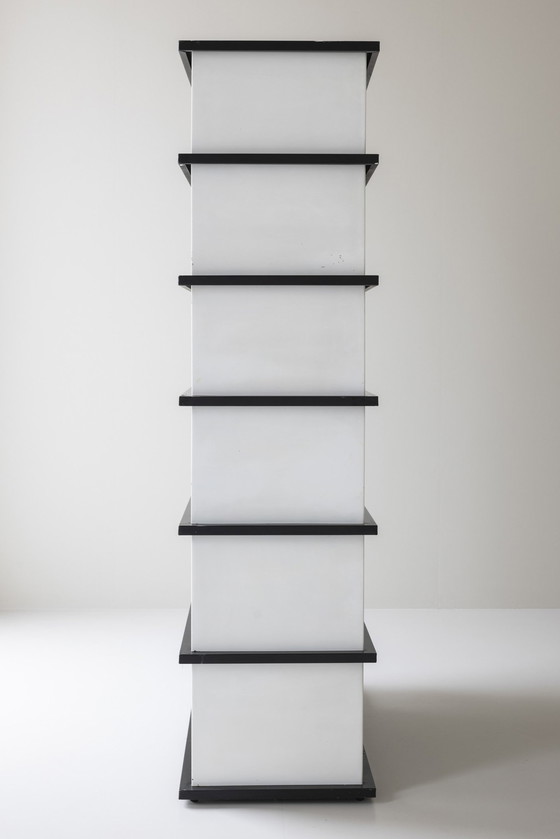 Image 1 of Impressive Bookcase / Room Divider Designed By Wim Rietveld For De Bijenkorf, The Netherlands 1960’S.