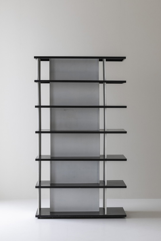 Image 1 of Impressive Bookcase / Room Divider Designed By Wim Rietveld For De Bijenkorf, The Netherlands 1960’S.