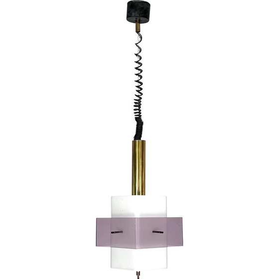 Image 1 of Mid-century pendant lamp by Stilux Milano, Italy 1960s