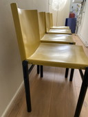 4x Designer dining table chairs