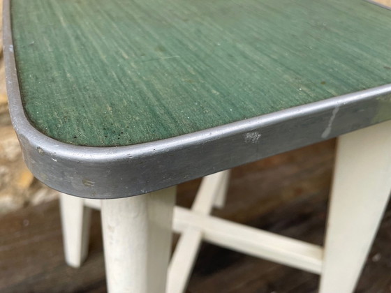 Image 1 of Sgabello vintage in legno da fattoria, anni '50