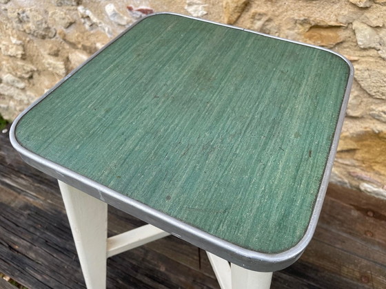 Image 1 of Sgabello vintage in legno da fattoria, anni '50