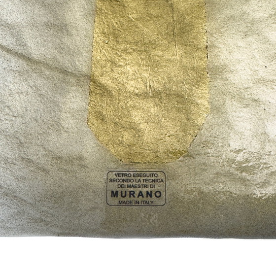 Image 1 of Coppia di applique in vetro di Murano giallo oro con grandi foglie, stile metà secolo moderno