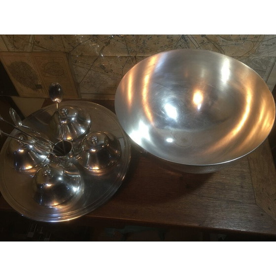 Image 1 of Vintage silver-plated ice-cream stand, 1980s