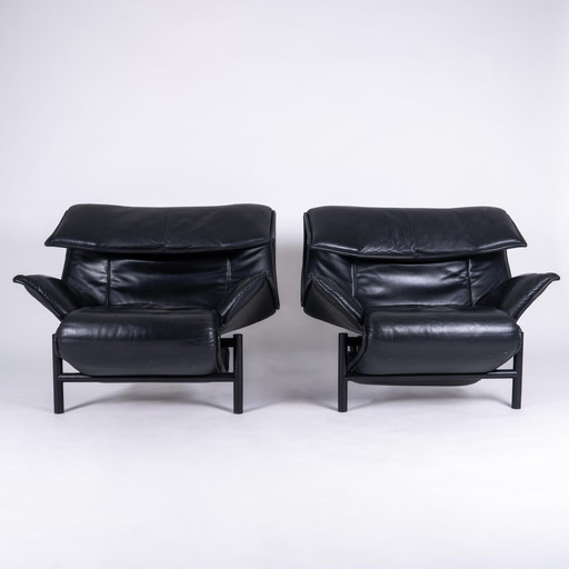 2 chaises Cassina 'Veranda' Vico Magistretti