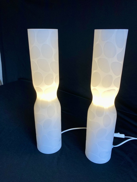 Image 1 of 2x lampes de table vintage Ikea