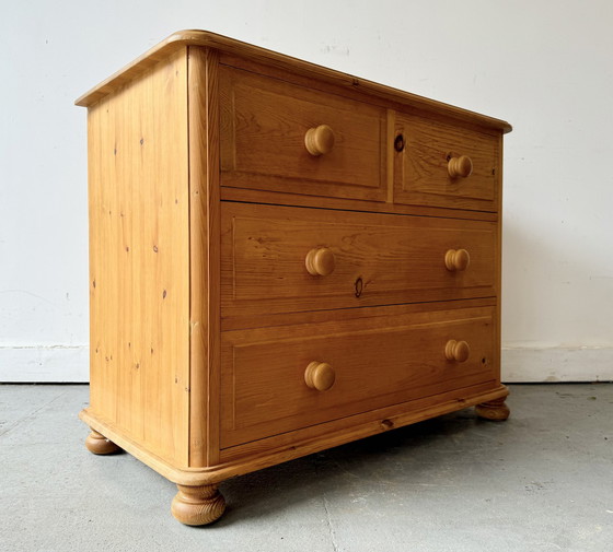 Image 1 of Pine Chest Of Bedroom Drawers