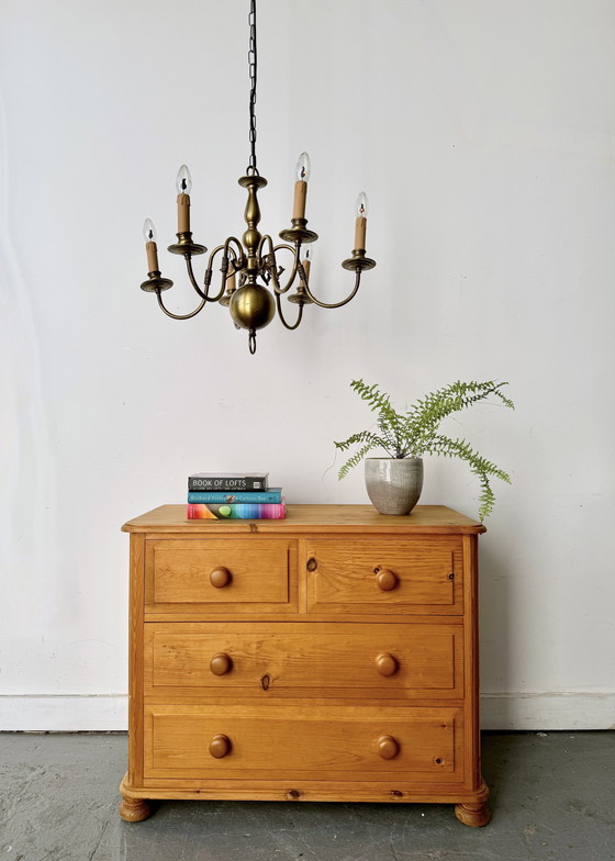 Image 1 of Pine Chest Of Bedroom Drawers