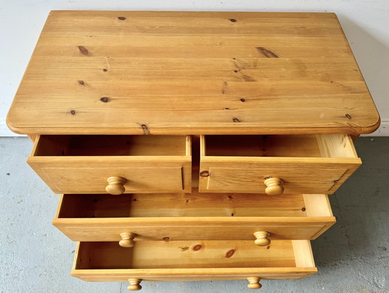 Image 1 of Pine Chest Of Bedroom Drawers