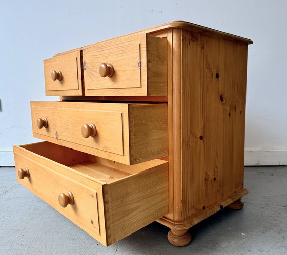 Image 1 of Pine Chest Of Bedroom Drawers