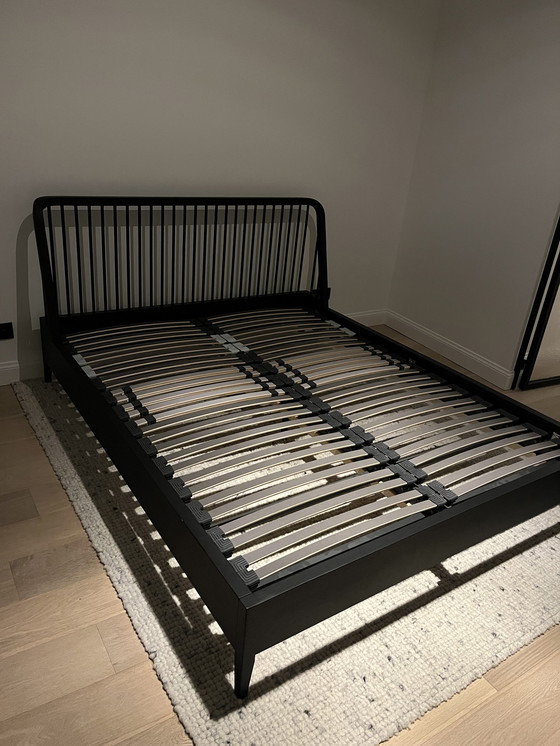 Image 1 of Ethnicraft Spindle Bed - Black Oak