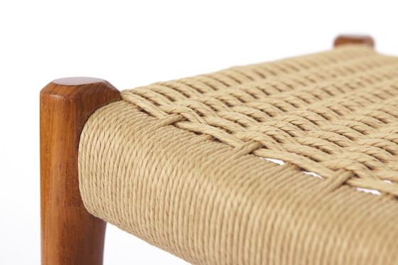 Image 1 of 1 Of 2 Niels Moller Ottoman Teak 1950S Vintage