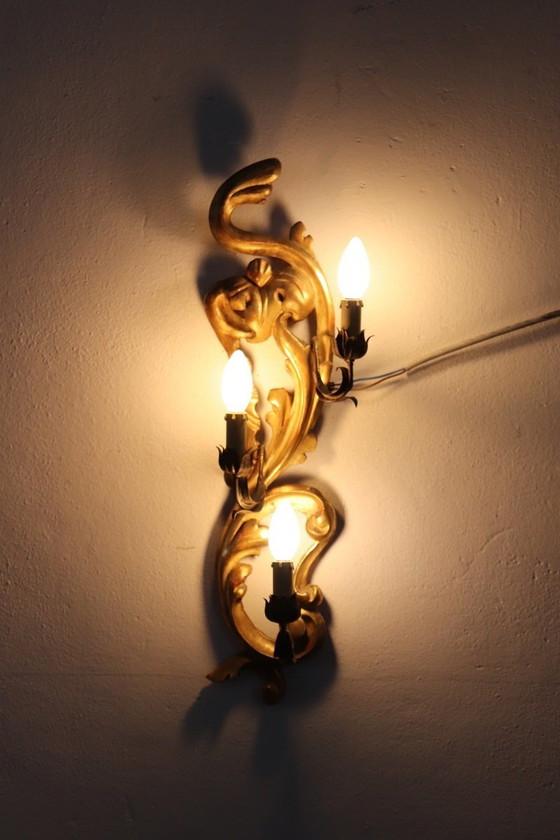 Image 1 of Giltwood Wall Light