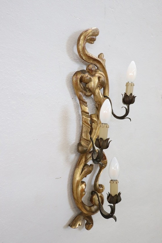 Image 1 of Giltwood Wall Light