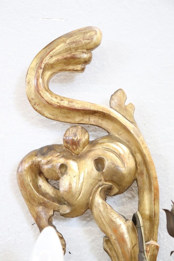 Image 1 of Giltwood Wall Light