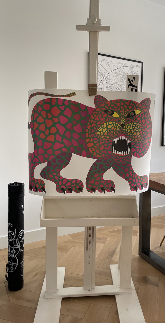 Image 1 of H. Hilscher (1924-1999), Leopard, 1970, poster no. 75, official limited edition c.500 , printed 2023