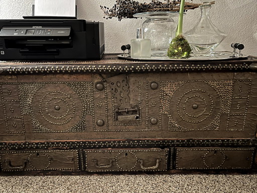 Antique Blanket Chest From Ohman