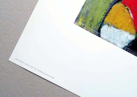 Image 1 of Picasso - Kind mit Taube 1901 - Achenbach Art Collection 1995 - offset lithograph