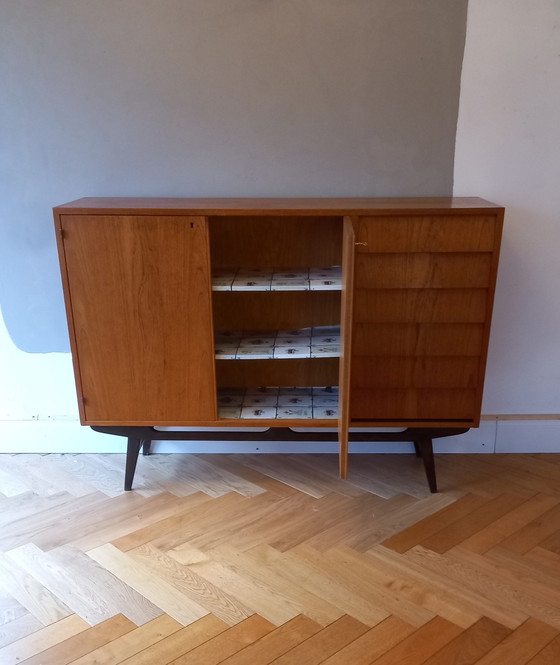 Image 1 of Mid-Century Highboard Teak