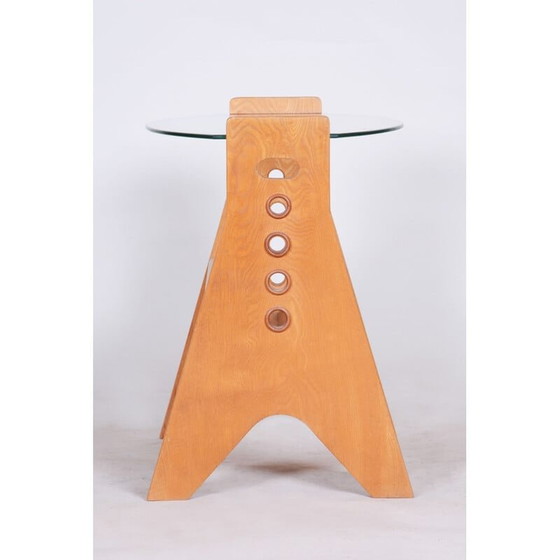 Image 1 of Tavolino da caffè vintage con portariviste di Úluv, 1950