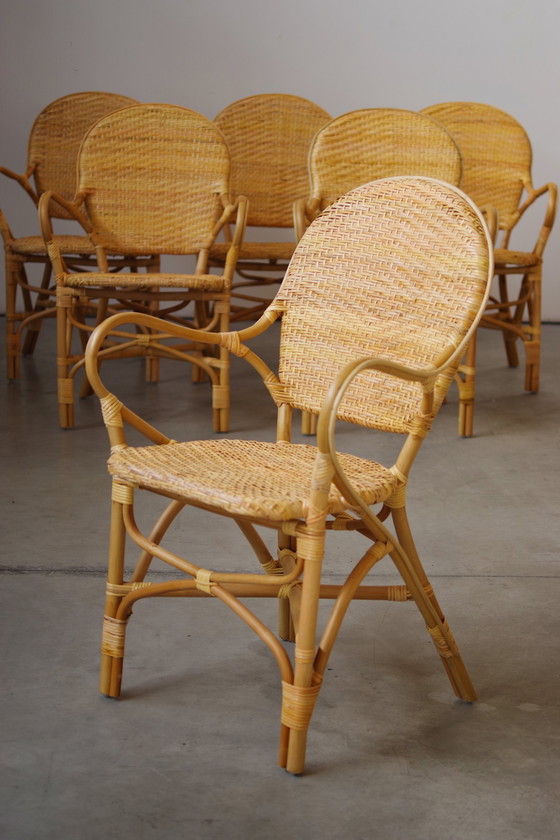 Image 1 of Stackable Wicker Armchair For Outdoor & Hospitality Spaces