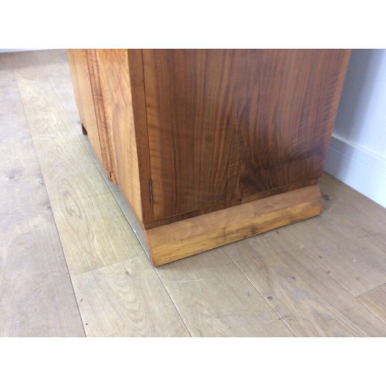 Image 1 of Vintage english walnut wardrobe, 1930