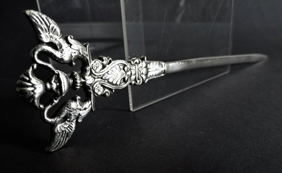 Image 1 of Argentor Art Nouveau Silver Plated Letter Opener, 1900 Vienna