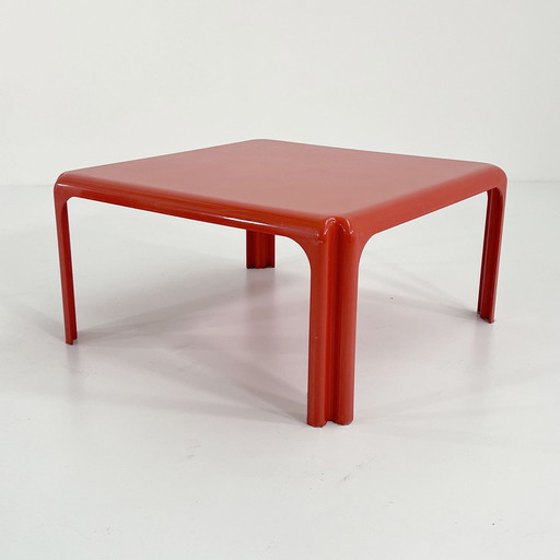 Coral Arcadia 80 Coffee Table By Vico Magistretti For Artemide, 1970S