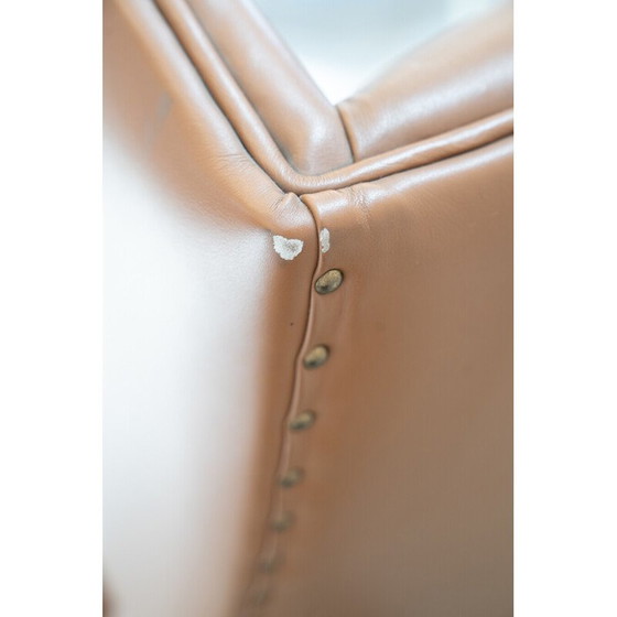 Image 1 of Sedia da ufficio vintage in pelle fior, 1980